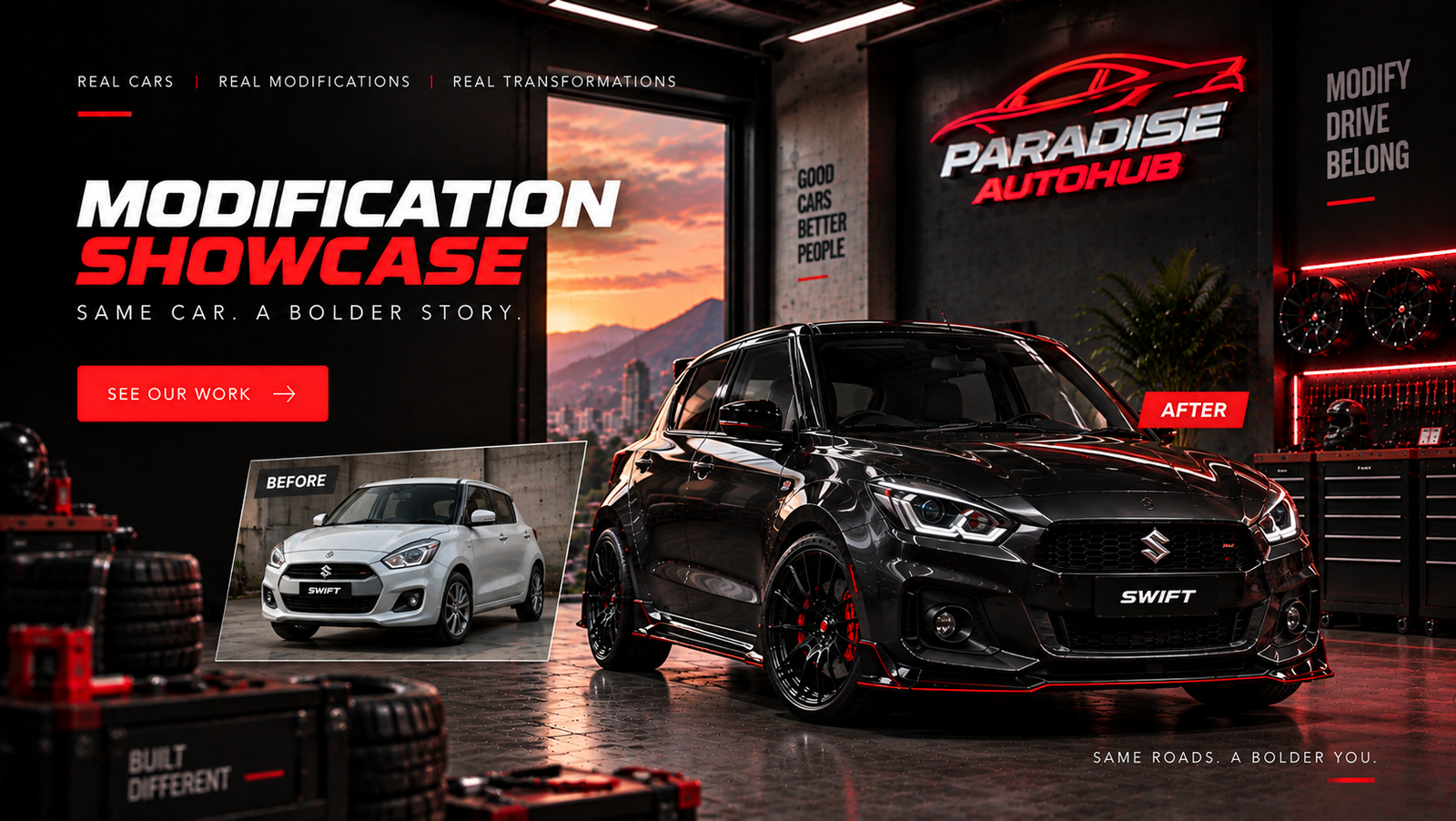 Paradise AutoHub modification work